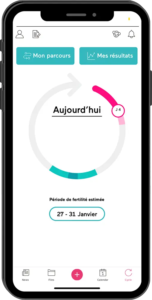 Wistim: application ovulation et suivi de cycle menstruel