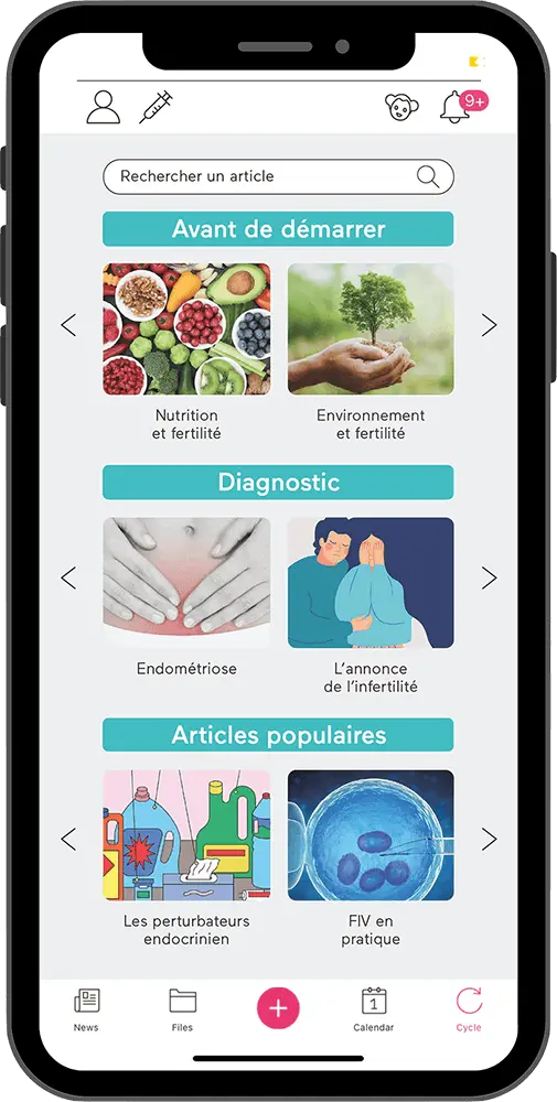 Application fertilité: actus PMA